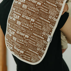 Football Burp Cloths