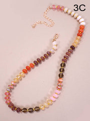 NATURAL AGATE GLASS Necklace