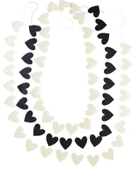 Glitter Heart Garland
