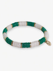 Grace Two-Color Kelly Green Bracelet