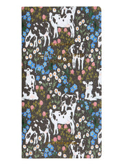 Milk Cows & Flowers Stitched Notebook