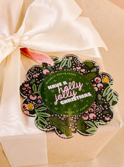 Jolly Berry Picture Frame Ornament