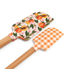 Peach Blossom Silicone Kitchen Spatulas