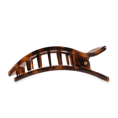 Flat Rectangle Hair Clip | Large | Tortoise