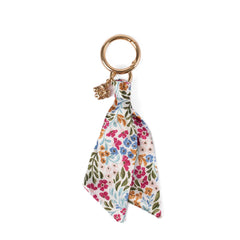 Floral Satin Keychain