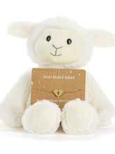 God Bless Baby Lamb + Bracelet