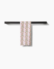 Floral Fall Stripe Bar Towel