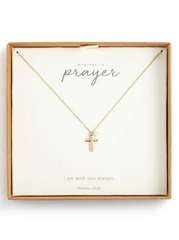 Gold Dainty Cross Necklace