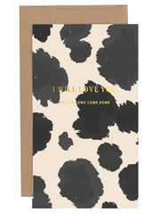 Love 'Til The Cows Come Home Anniversary Card