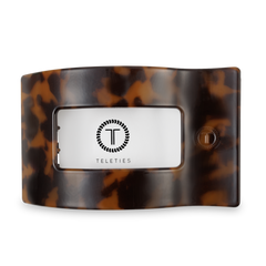 Flat Rectangle Hair Clip | Large | Tortoise