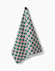 Jolly Grid Tea Towel