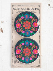Natural Life Folk Flower Coasters