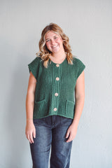 Goldie Green Sweater