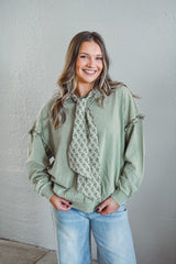 Parker Olive Pullover