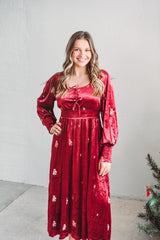Holly Grace Velvet Dress