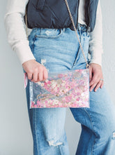 Pink Confetti Clutch