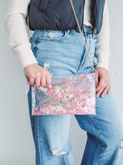Pink Confetti Clutch