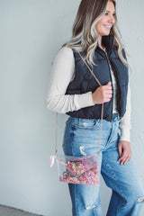 Pink Confetti Clutch