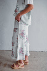 Floral Waffle Pants