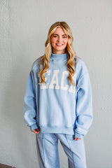 Beach Reversible Mock Neck