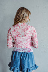Cottage Bloom Mesh Top