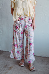 Heirloom Tan Floral Pants