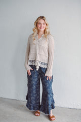 Edith Lace Knit Cardi