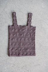 Mocha Lace Square Neck Tank