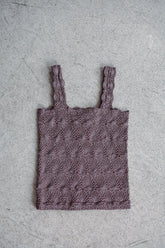 Mocha Lace Square Neck Tank