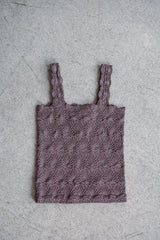 Mocha Lace Square Neck Tank