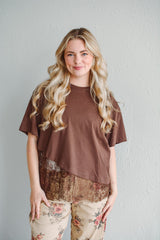 Sienna Asymetrical Lace Top