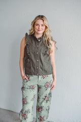 Emerson Ruffle Vest
