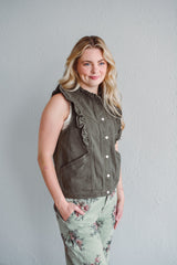 Emerson Ruffle Vest