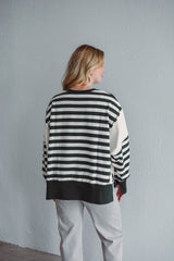 Hadley Green Stripe Pullover