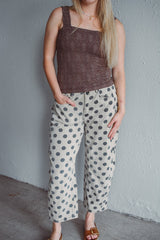 Harper Dot Barrel Pants