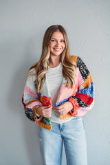 Rainbow Burst Cardigan
