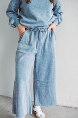 Palazzo Pants Dusty Blue