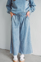 Palazzo Pants Dusty Blue