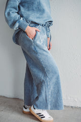 Palazzo Pants Dusty Blue