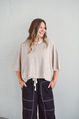 Gabby Mocha Tee