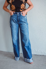 Kris Wide Dark Denim