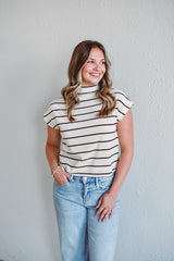 Lennon Cream Top