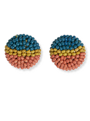 Ink & Alloy Elizabeth Striped Earrings