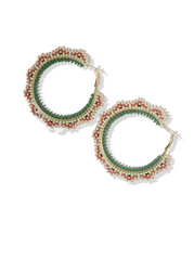 Ink & Alloy Desert Beaded Hoops