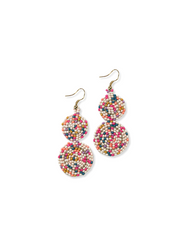 Ink & Alloy Bright Rainbow Earrings