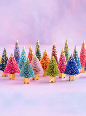 Glittered Forest Tree