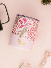 Jolly Sprig Pink Mug