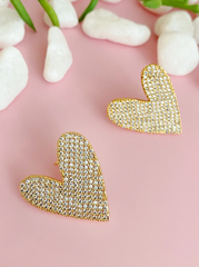 Heart Stud Earrings