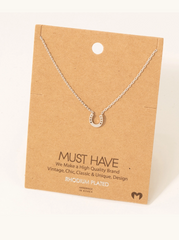 Mini Silver Horseshoe