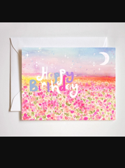 Flower Field Card